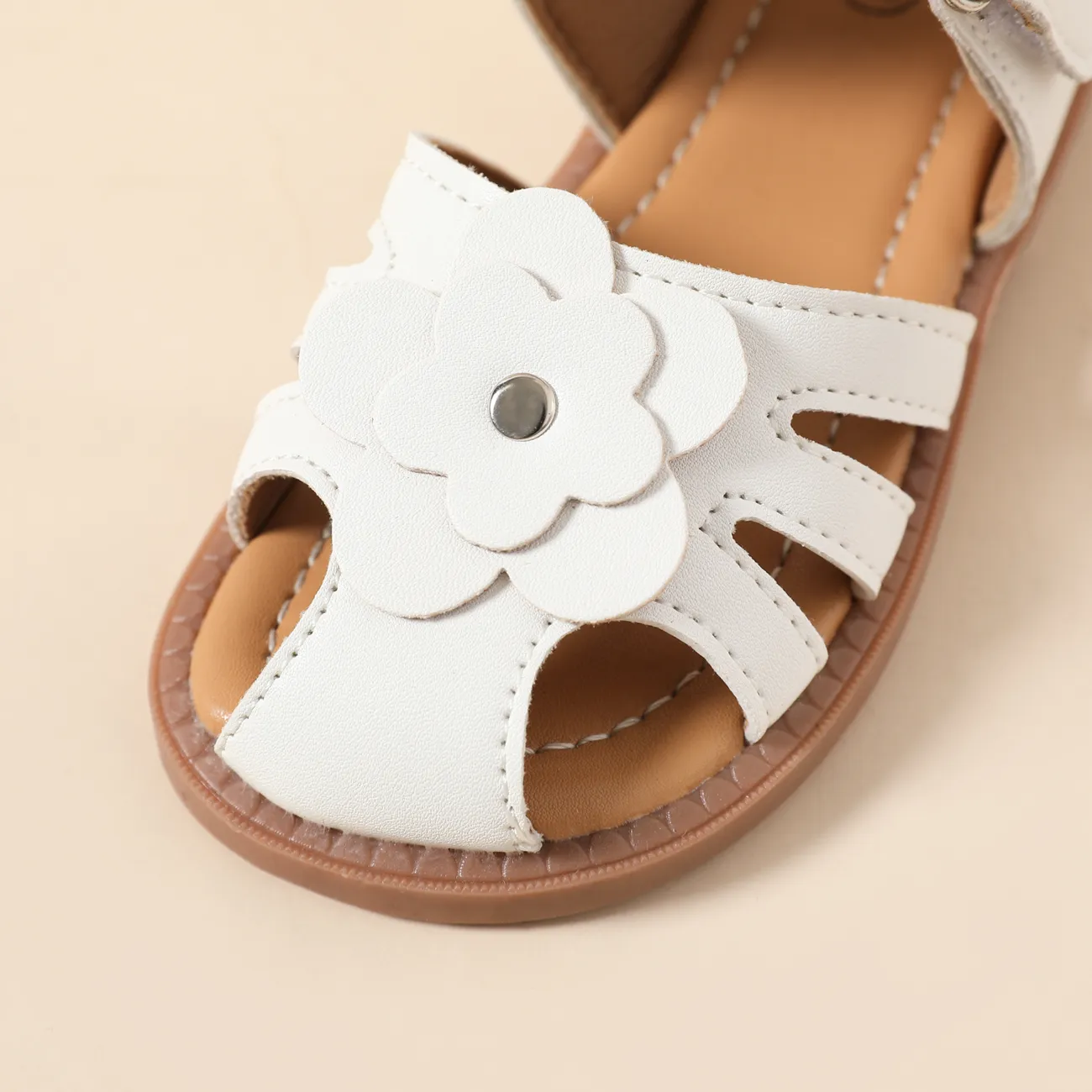 Toddler / Kid Floral Decor Sandals White big image 1
