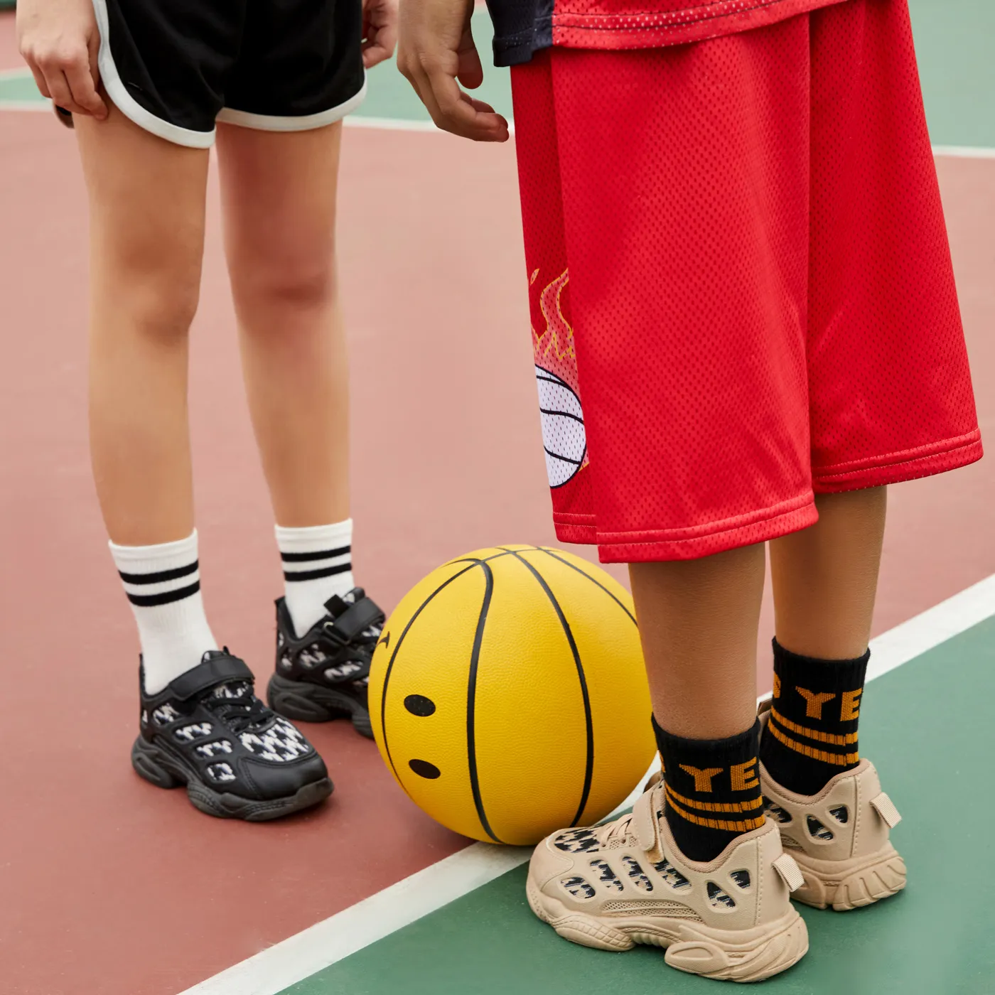 Toddler / Kid Geometry Graphic Breathable Sneakers  image 6