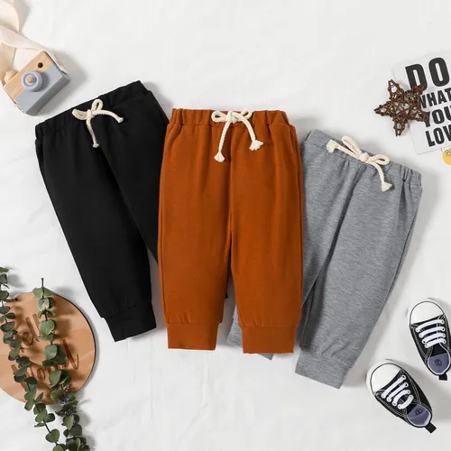 Baby Boy Solid Relaxed-Fit Joggers Pants Sweatpants