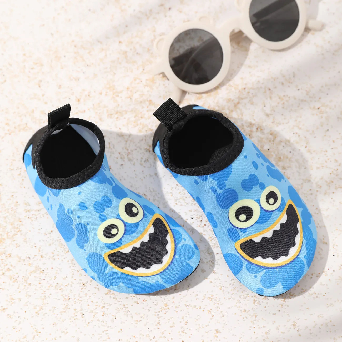Calzini aqua con scarpe da acqua slip-on con grafica per bambini/bambini Blu Scuro big image 1