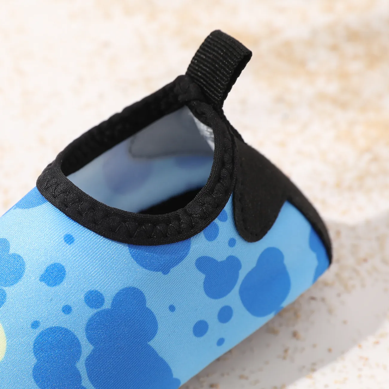 Wasserschuh-Aquasocken der Kleinkind-/Kinderkarikaturgraphik Slip-on dunkelblau big image 1