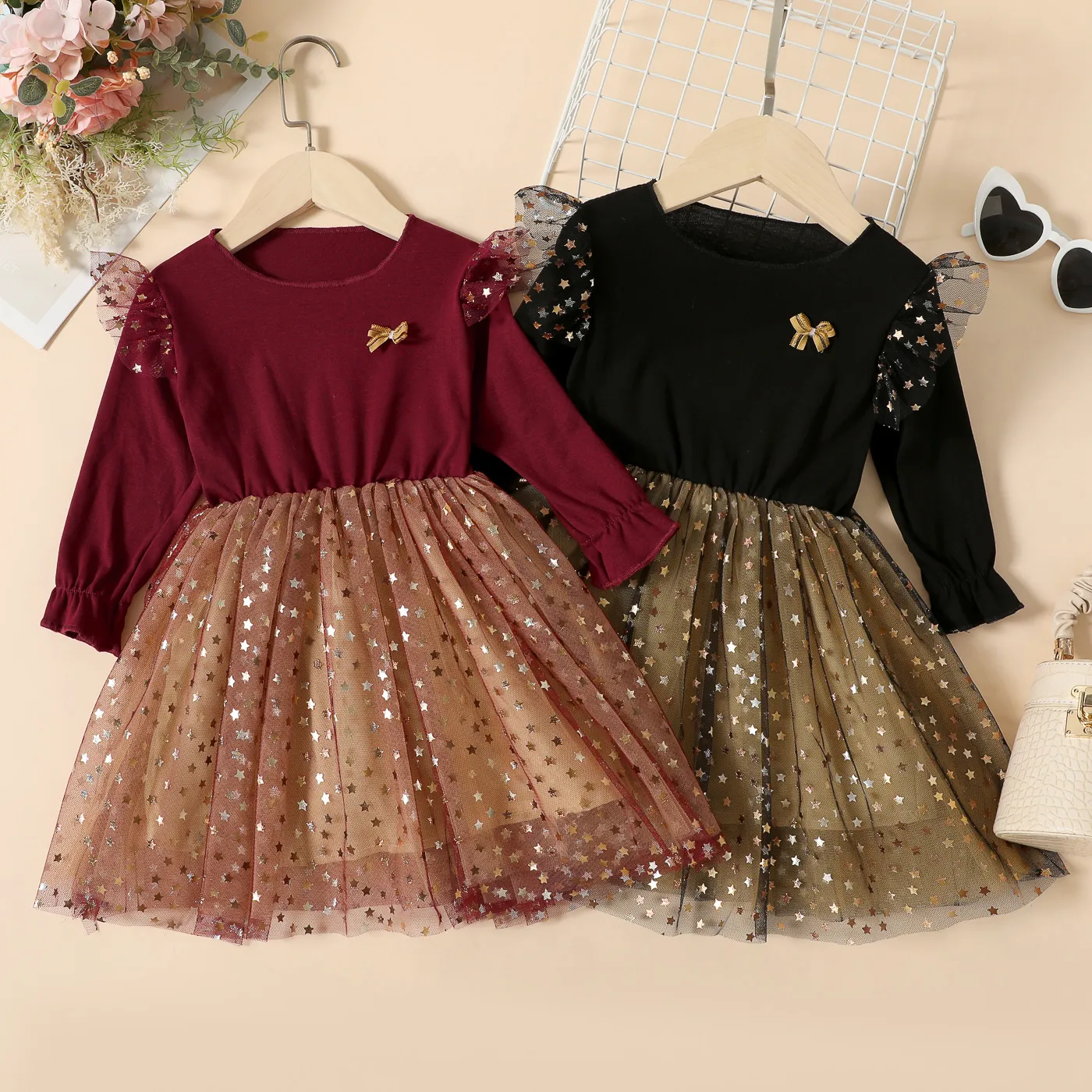 Baby / Toddler Trendy Stars Mesh Dress  image 6