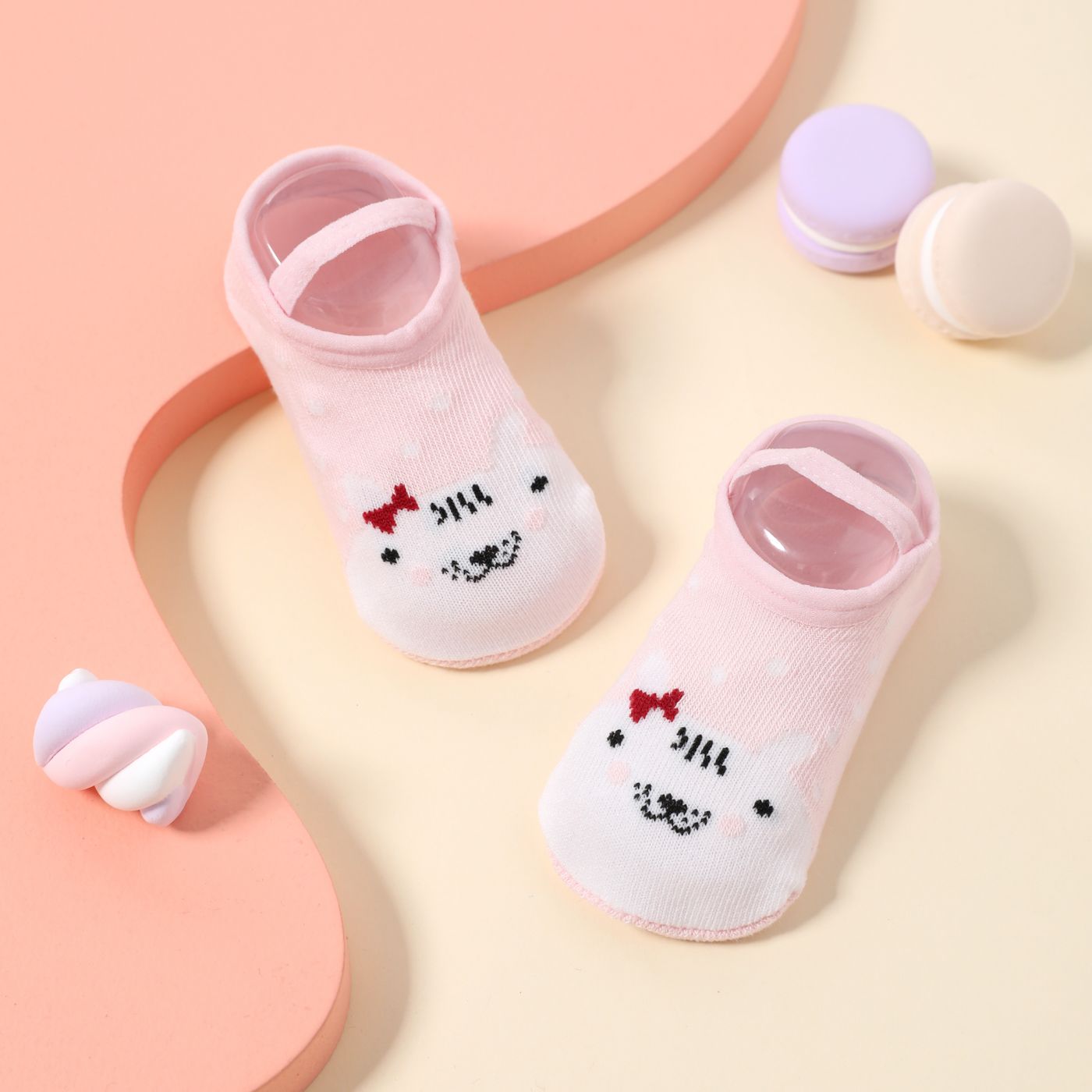 Baby / Toddler Cartoon Elastic Strap Non-slip Grip Socks