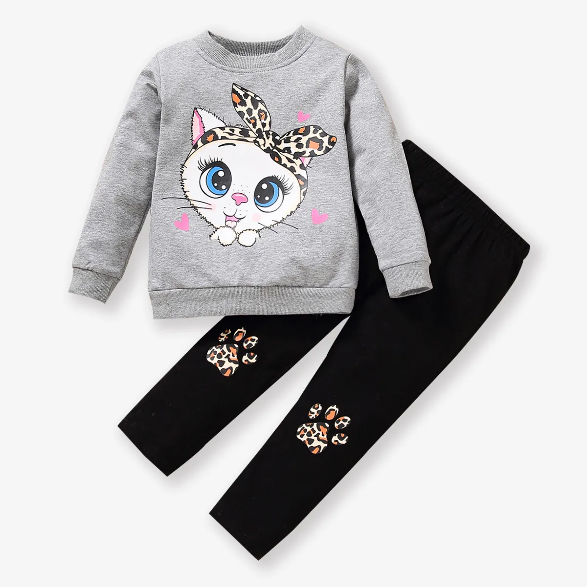 Sets Toddler's Sets Girl Animal Leopard
