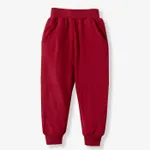 Baby / Toddler Solid Pocket Casual Pants Red