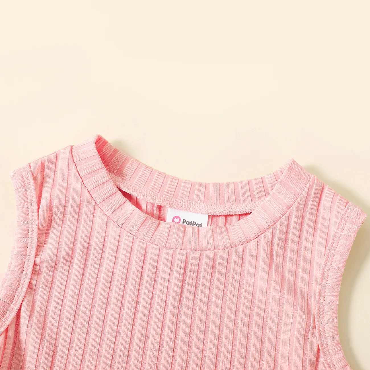 Kleinkinder Mädchen Basics Kleider rosa big image 1