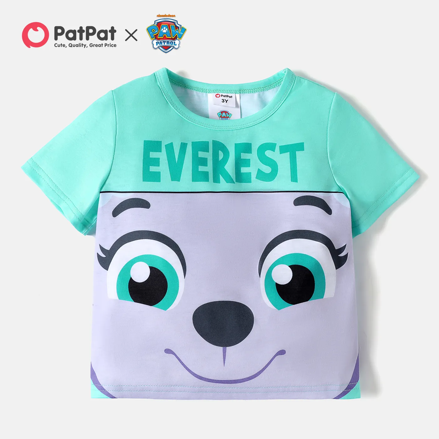 PAW Patrol Toddler Boy/Girl Pups Graphic Short-sleeve Tee Light Green
