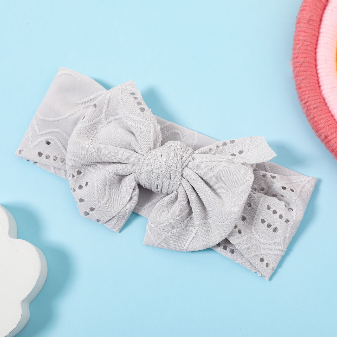 Hollow Out Bow Stretchy Headband For Girls