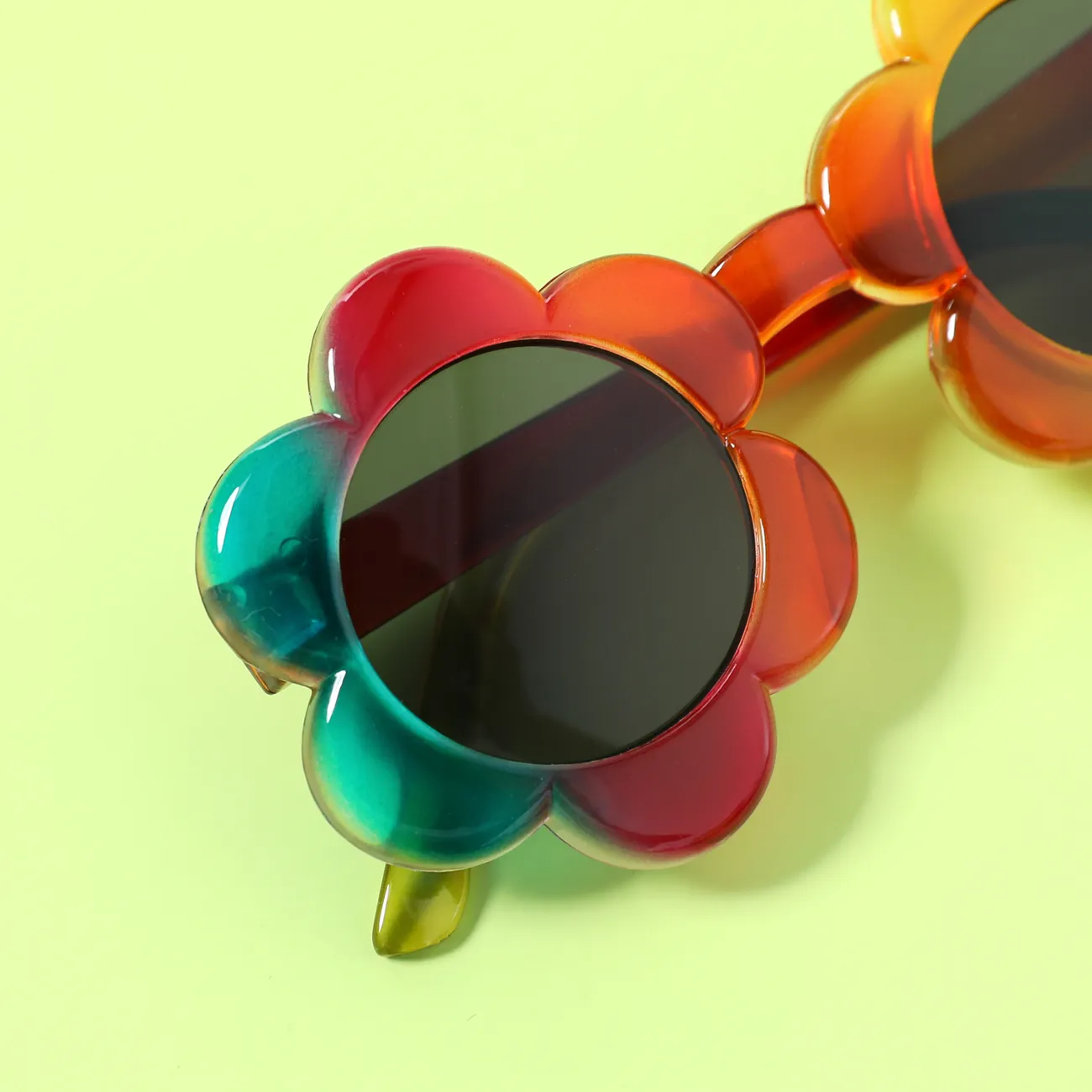gafas decorativas con forma de flor de sol de colores para bebés / niños pequeños Gris big image 1
