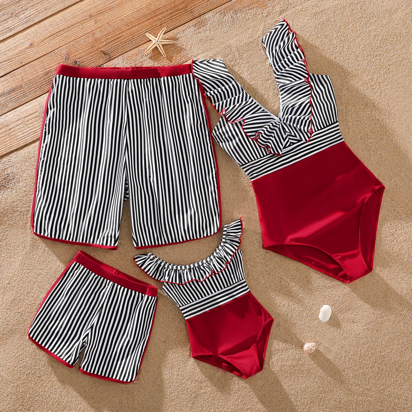 Print Matching Family Look Swimwear