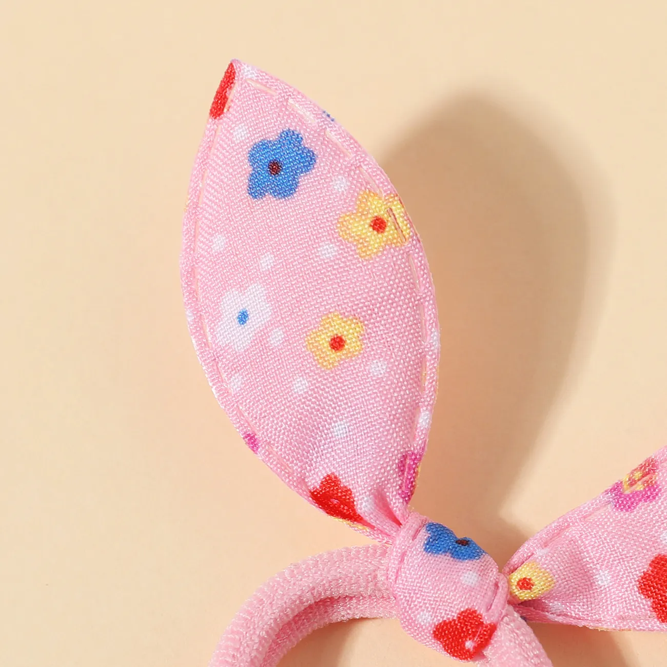 Confezione da 20 elastici per capelli con orecchie di coniglietto per ragazze (colore casuale) Rosa big image 1