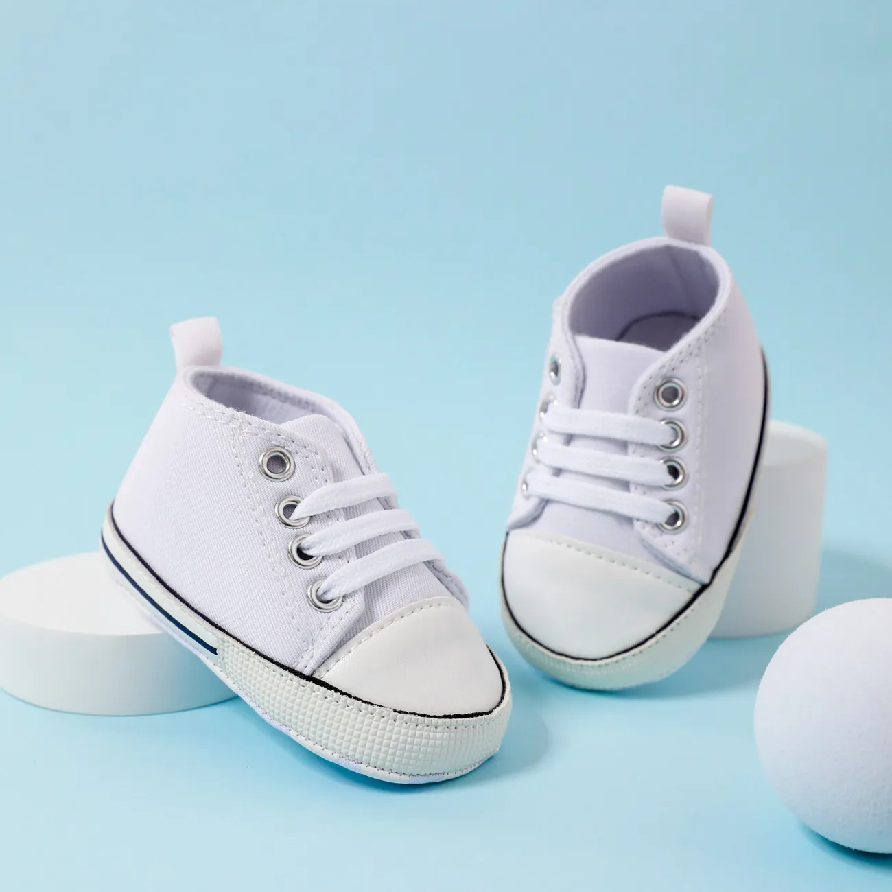 Governable fællesskab fort Baby / Toddler Simple Solid Lace Up Prewalker Shoes Only $5.99 PatPat US  Mobile
