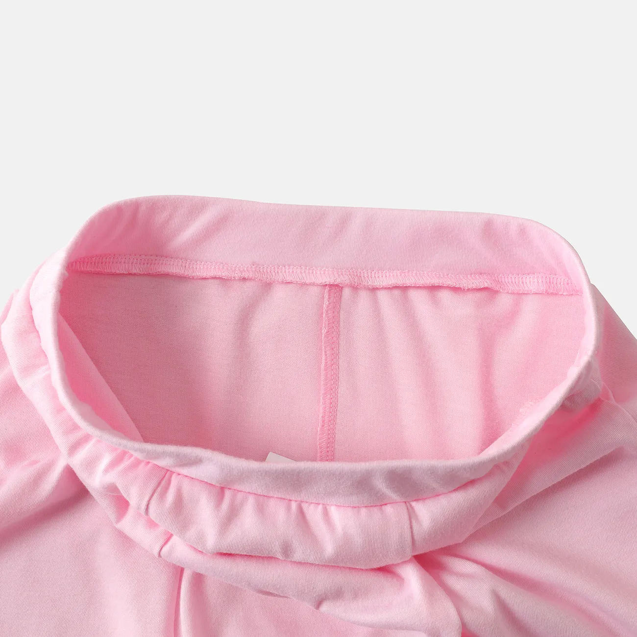 Kindermädchen Normallack Faux-zwei Rockgamaschenkurzschlüsse rosa big image 1