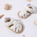 Baby / Toddler Hollow Out Solid Prewalker Shoes  image 3