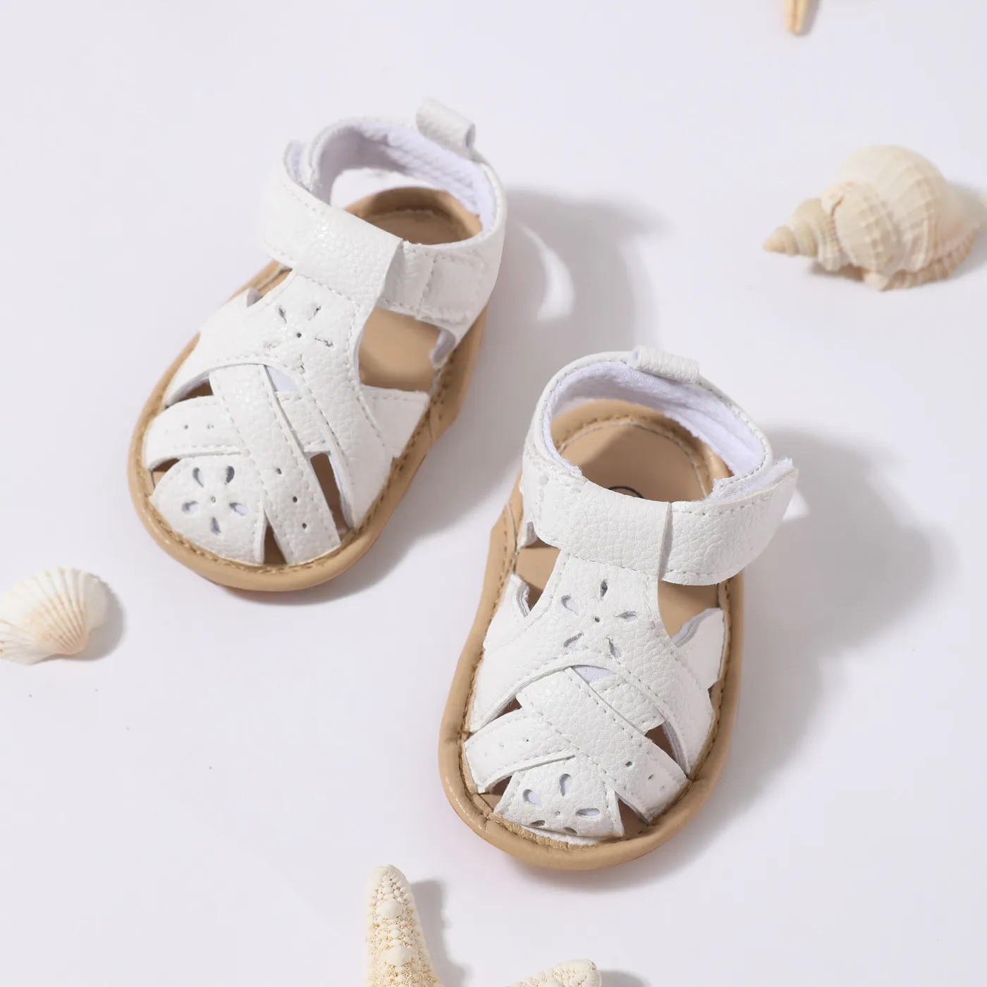 Baby / Toddler Hollow Out Solid Prewalker Shoes  image 4