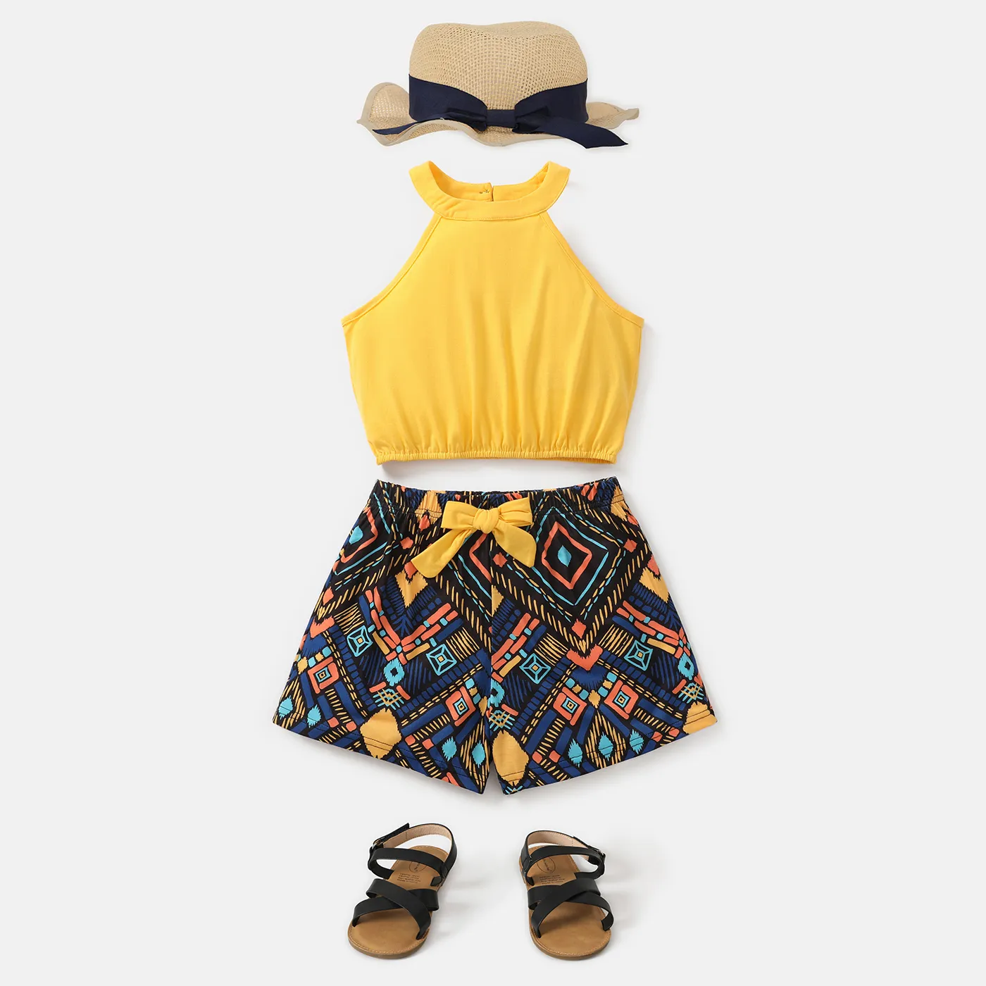 2 peças Ternos Criança Menina estampagem