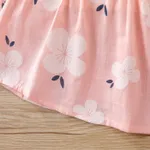 100% Cotton Baby Girl Peter Pan Collar Floral Print Tank Dress  image 4