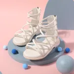 Toddler / Kid Non-slip Solid Gladiator Sandals White