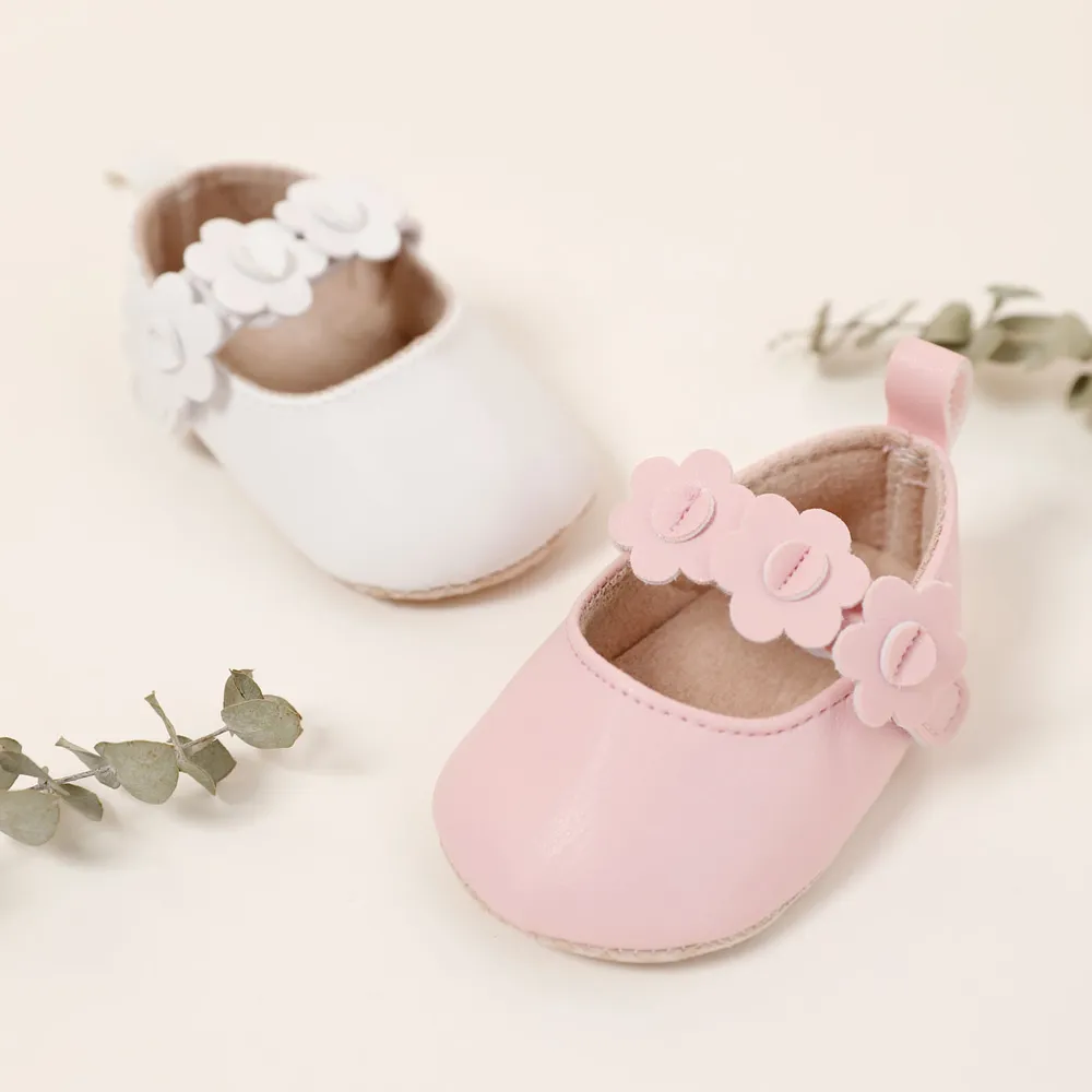 嬰兒 女 甜美 純色 學步鞋  big image 4