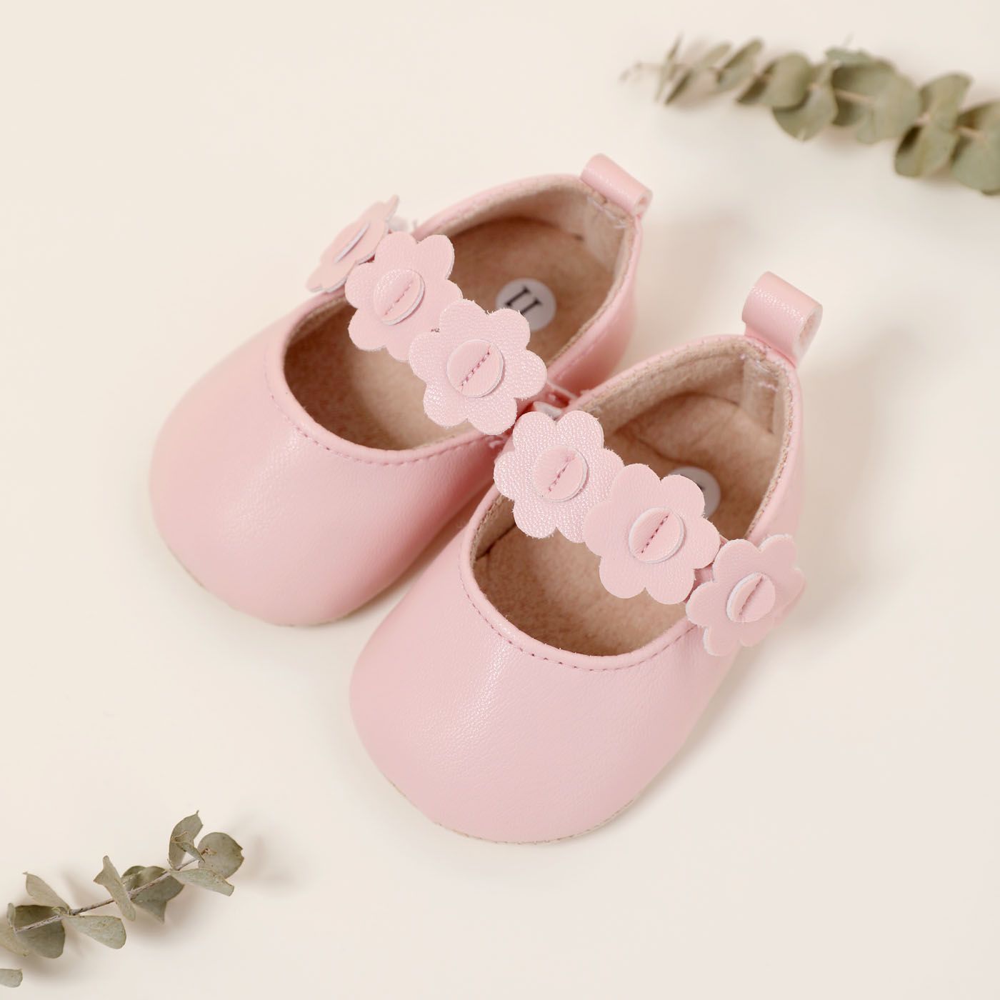 Baby Girl 3pcs Ruffled Cardigan And Floral Print Cami Dress And Headband Set/ Prewalker Shoes