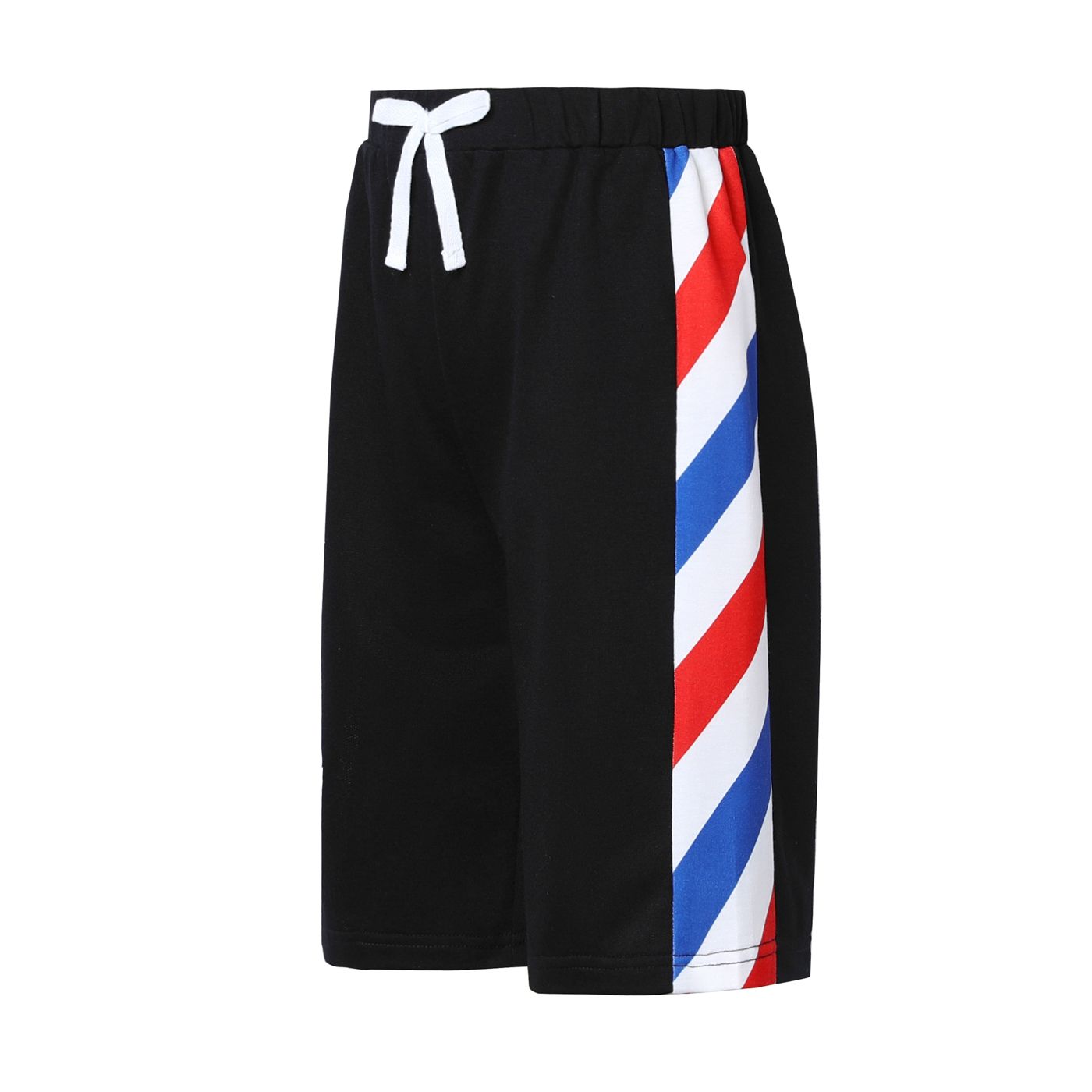 

Kid Boy Casual Striped Colorblock Elasticized Shorts