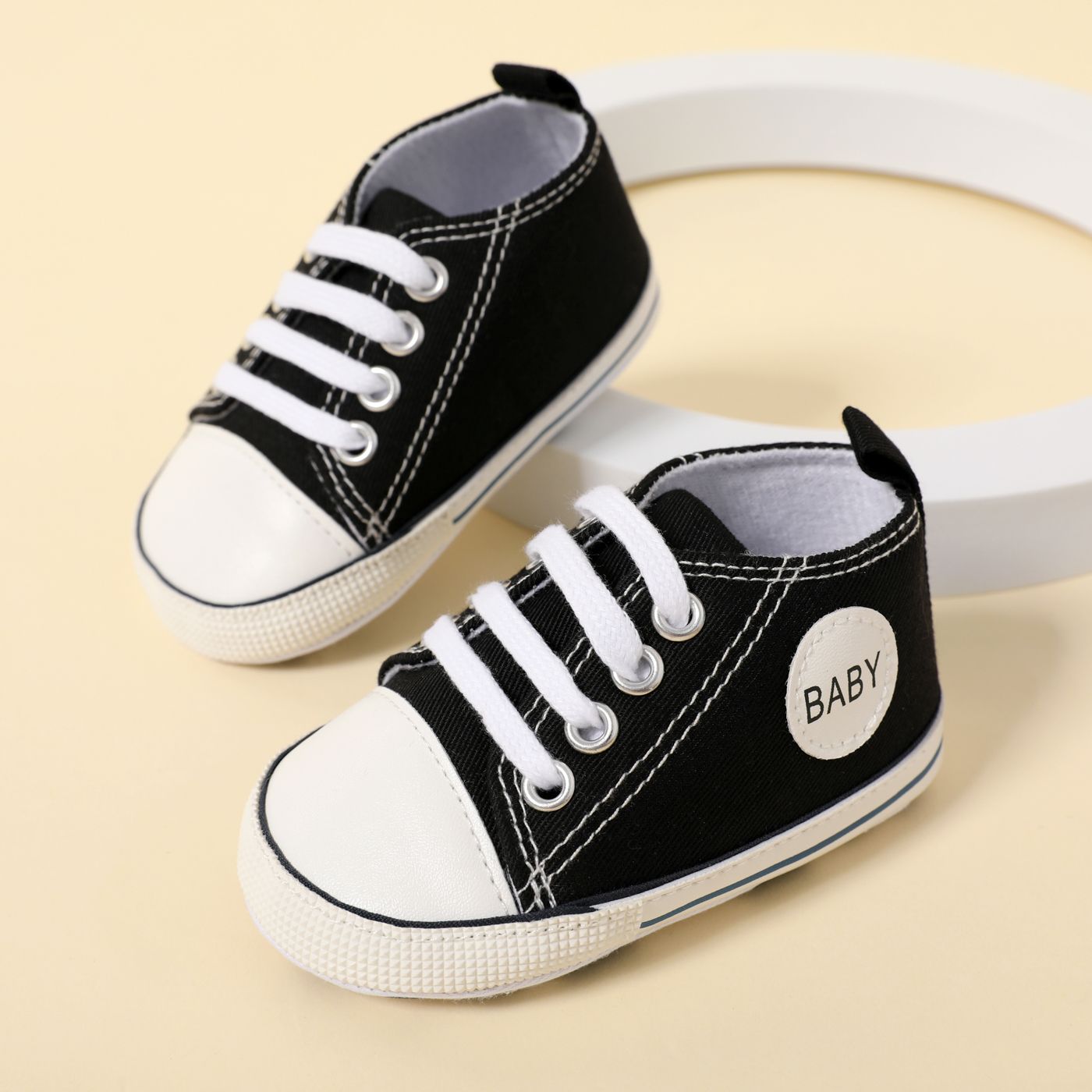 Baby / Toddler Letter Graphic Solid Prewalker Shoes