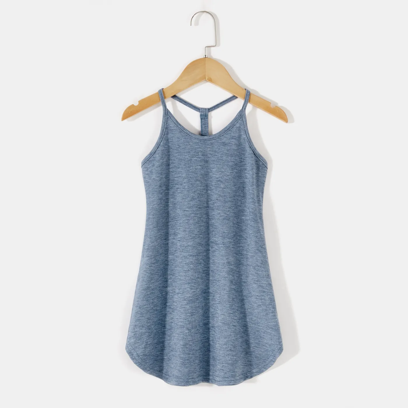 Solid 95% Cotton Slip Dress for Mom and Me  image 6