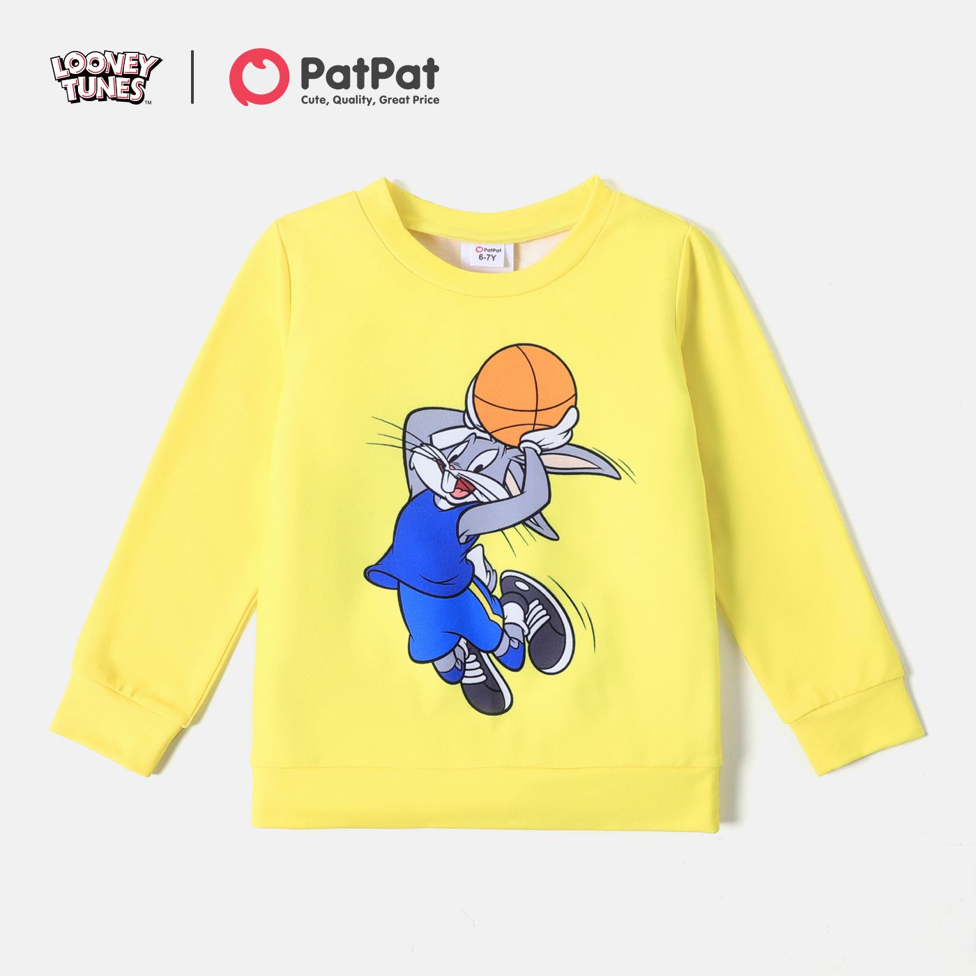 

Looney Tunes Kid Boy Balls Print Pullover Sweatshirt