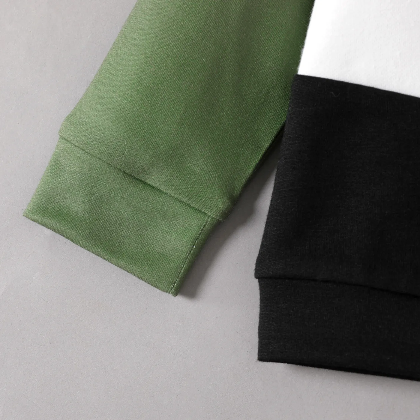 طفل رضيع colorblock تقسم البلوز البلوز طويلة الأكمام كتلة اللون image 5