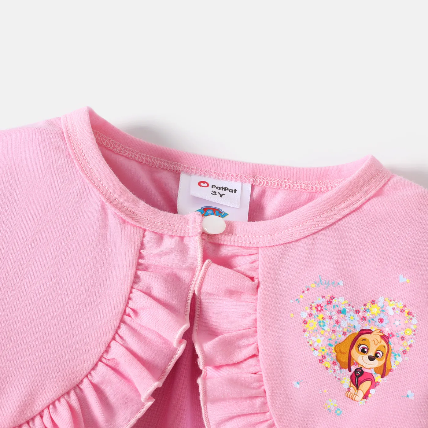 PAW Patrol 2-piece Toddler Girl Skye Ruffle Top and Allover Tank Dress Set  image 5