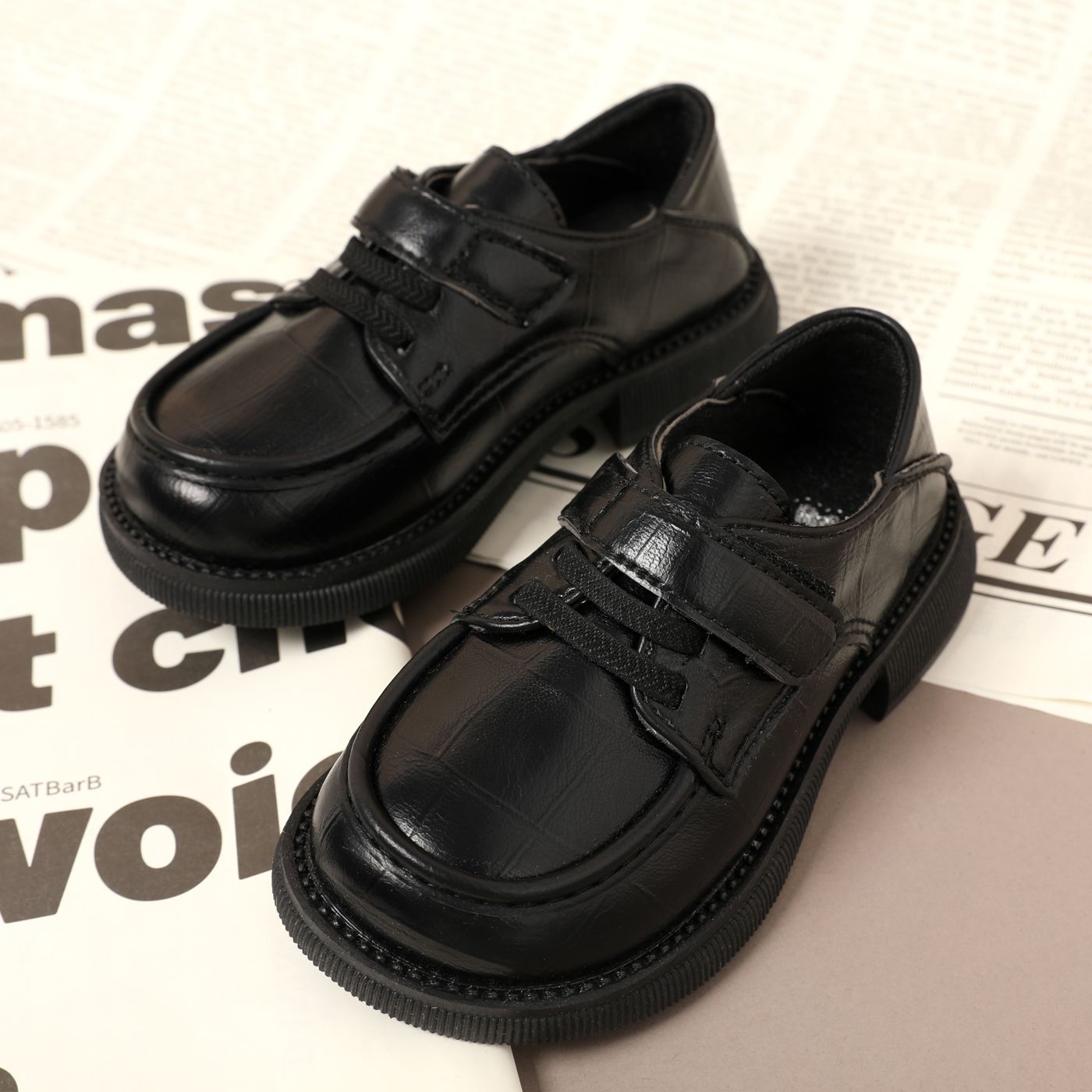 Chaussures Décontractées Simples à Velcro Pour Tout-petits / Enfants