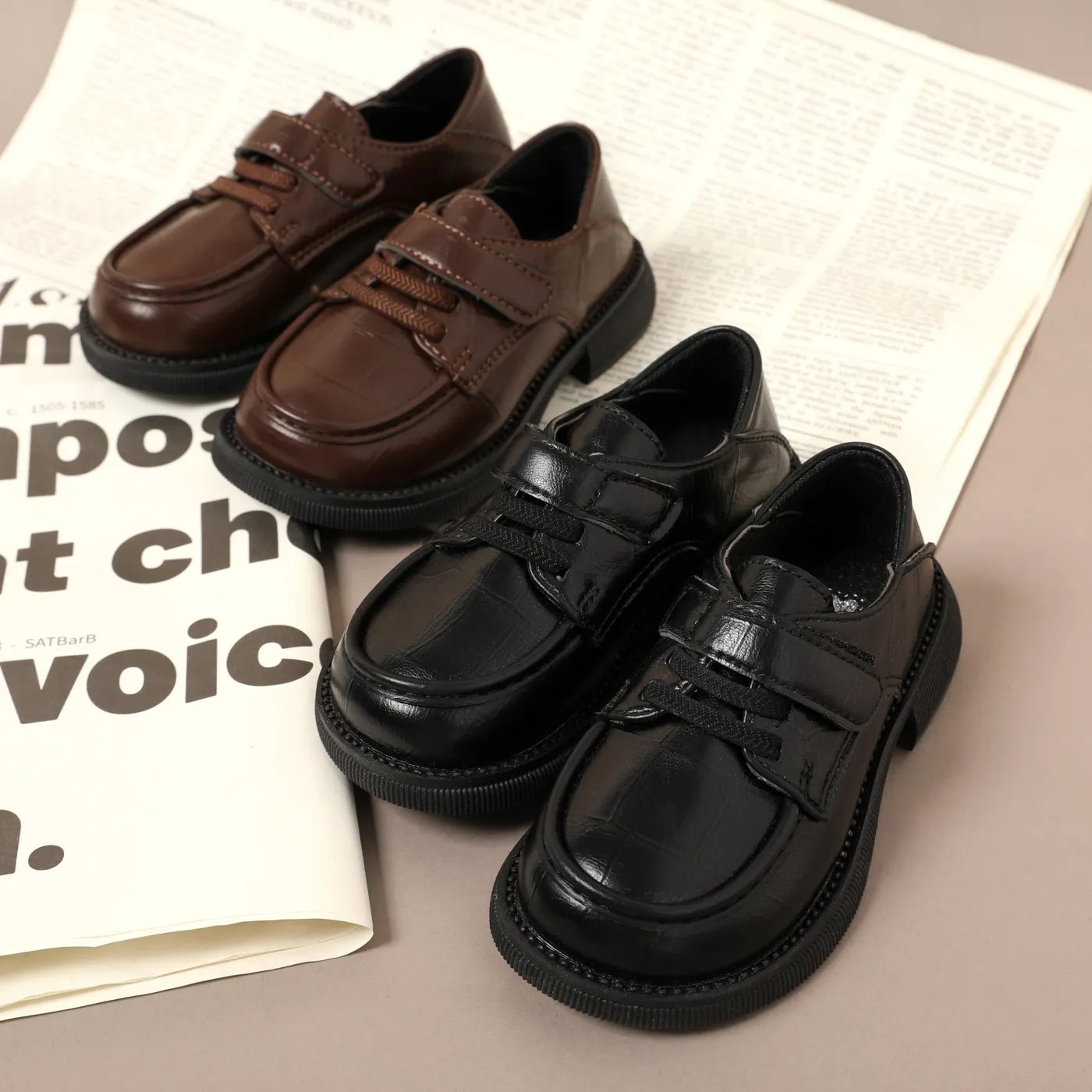 Toddler / Kid Simple Plain Velcro Casual Shoes