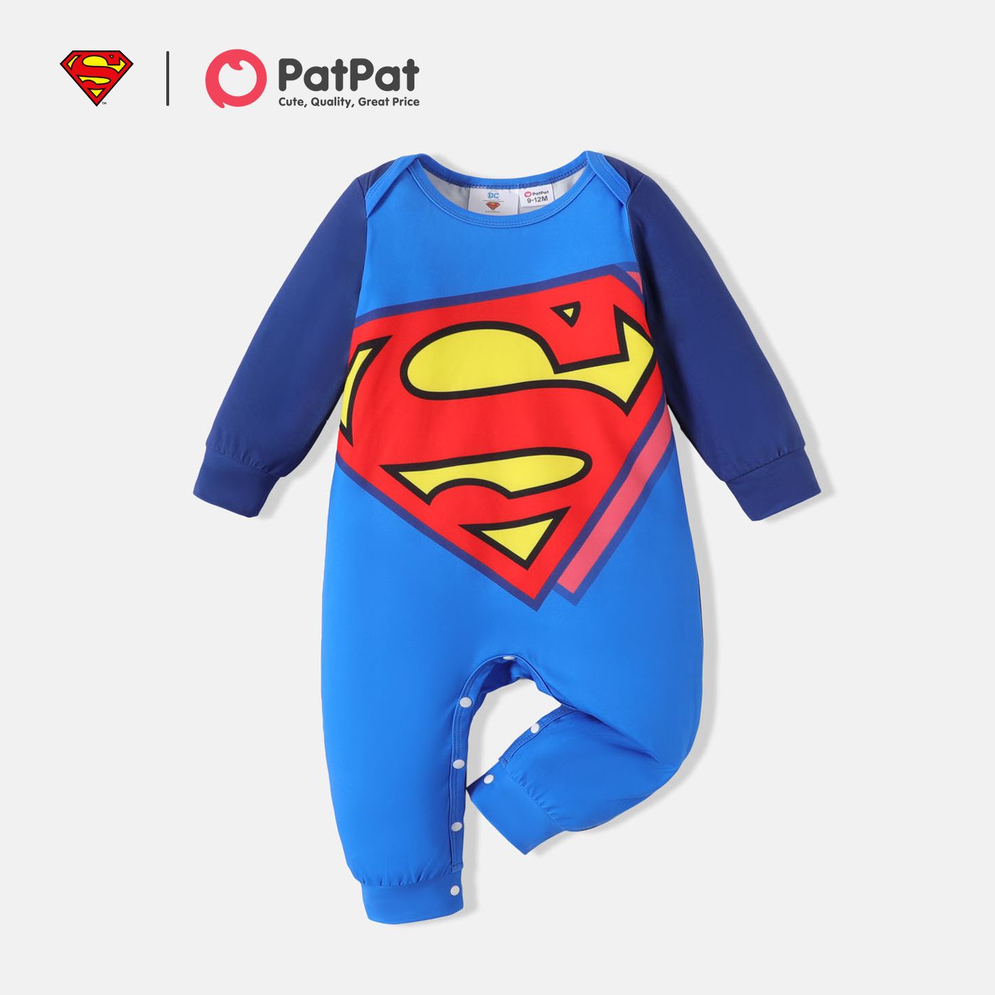 

Justice League Baby Boy/Girl Long-sleeve Graphic Jumpsuit