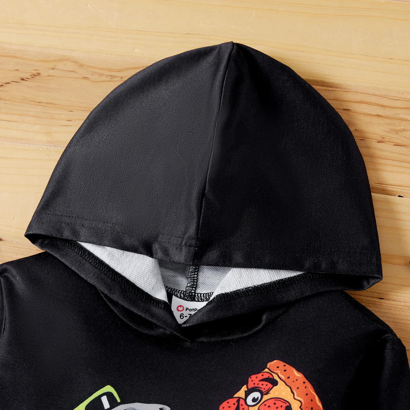 Criança Menino Com capuz Estampado animal Com capuz Sweatshirt  image 2