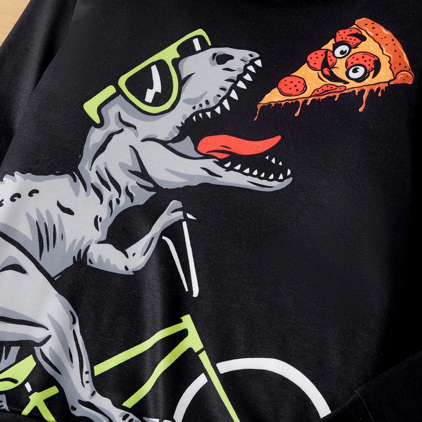 Criança Menino Com capuz Estampado animal Com capuz Sweatshirt  image 3