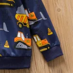 Toddler Boy Vehicle Excavator Print Pullover Sweatshirt  image 6