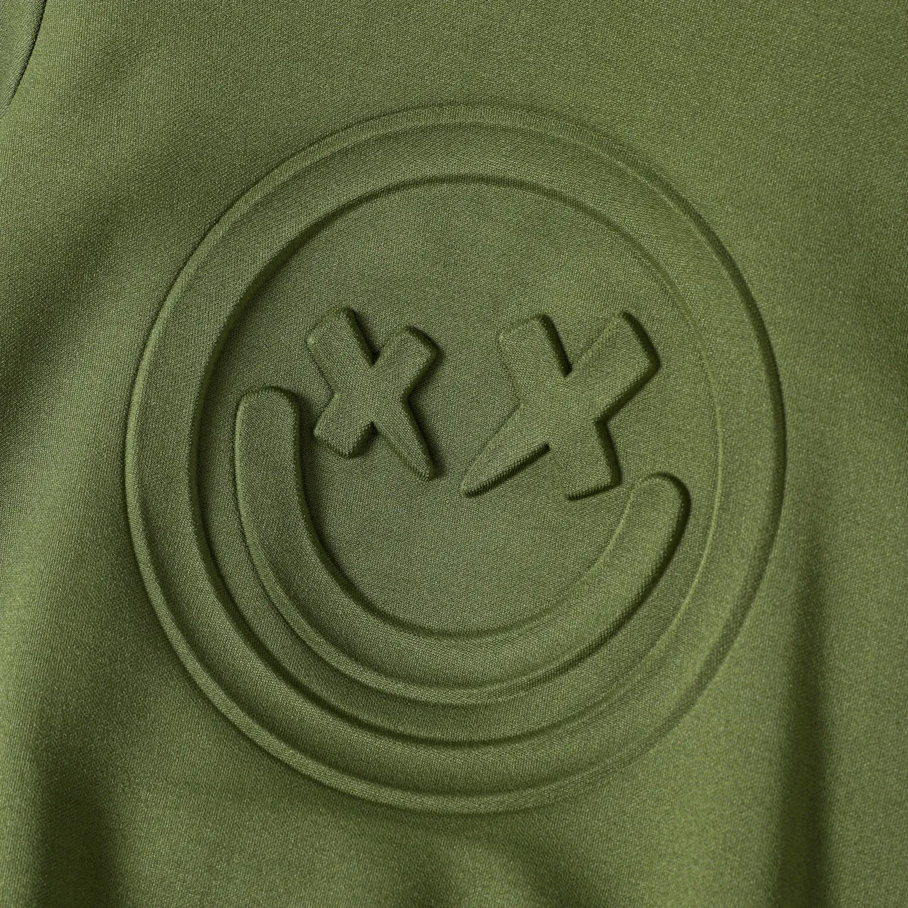 Criança Unissexo Com capuz Avant-garde Sweatshirt Exército Verde big image 1