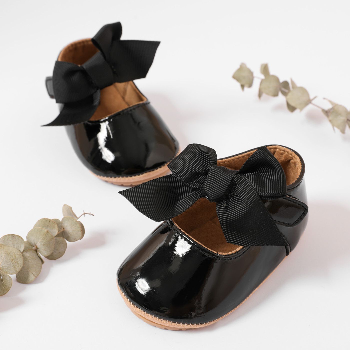 

Baby / Toddler Ribbed Bow Mary Jane Princess Shoes