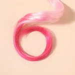 Unicorn Clip Hairpiece Hair Extension Wig Pieces for Girls Pink image 3