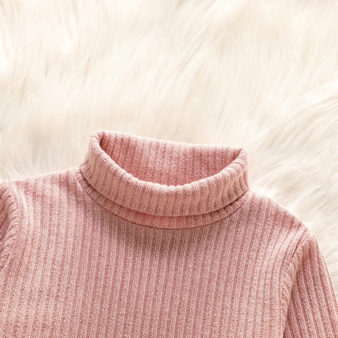 2 Stück Kleinkinder Mädchen Stehkragen Basics T-Shirt-Sets rosa big image 1