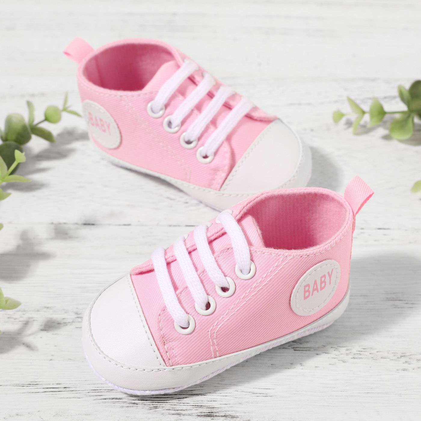 Chaussures En Toile à Lacets Graphiques Pour Bébés / Tout-petits