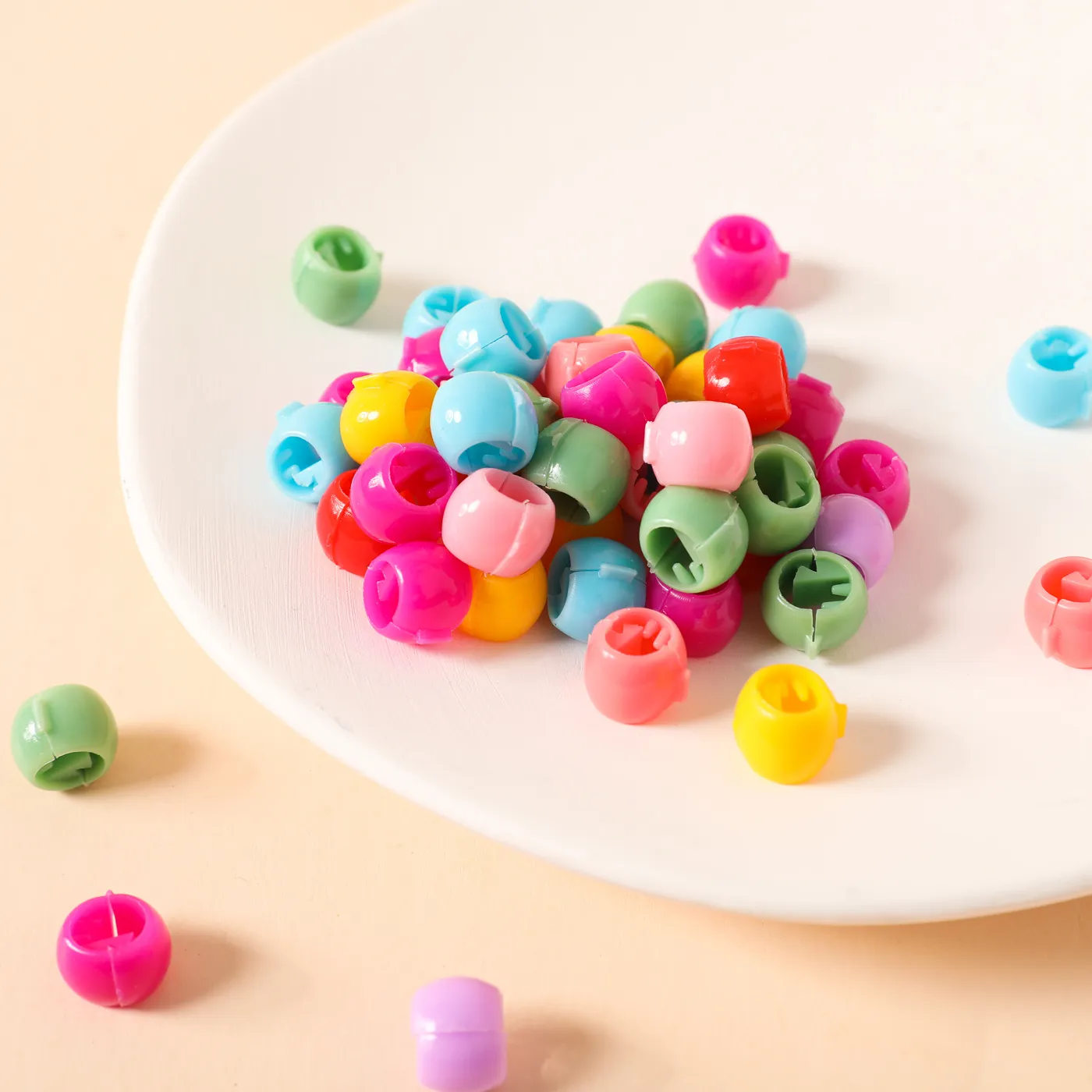 50-pack Multicolor Mini Hair Clip for Girls Multi-color image 2