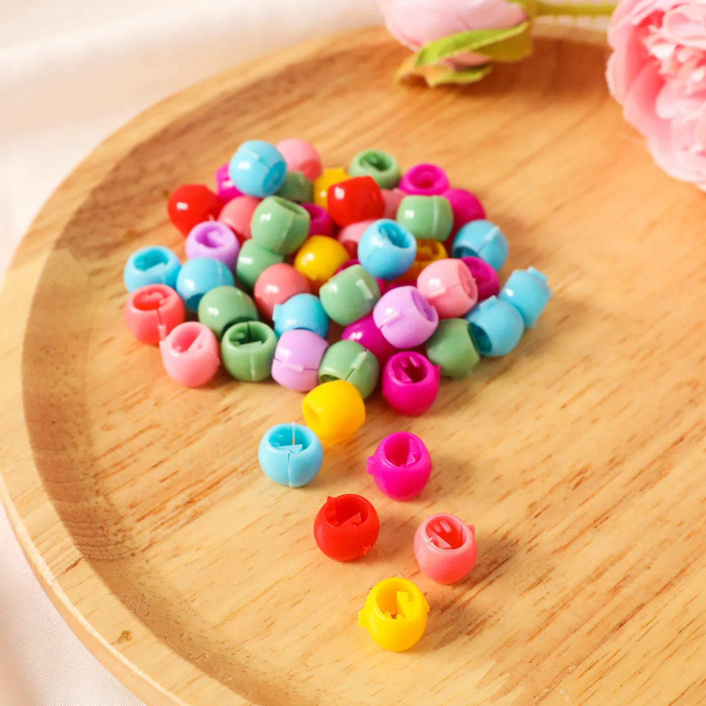 50-pack Multicolor Mini Hair Clip for Girls Multi-color image 3
