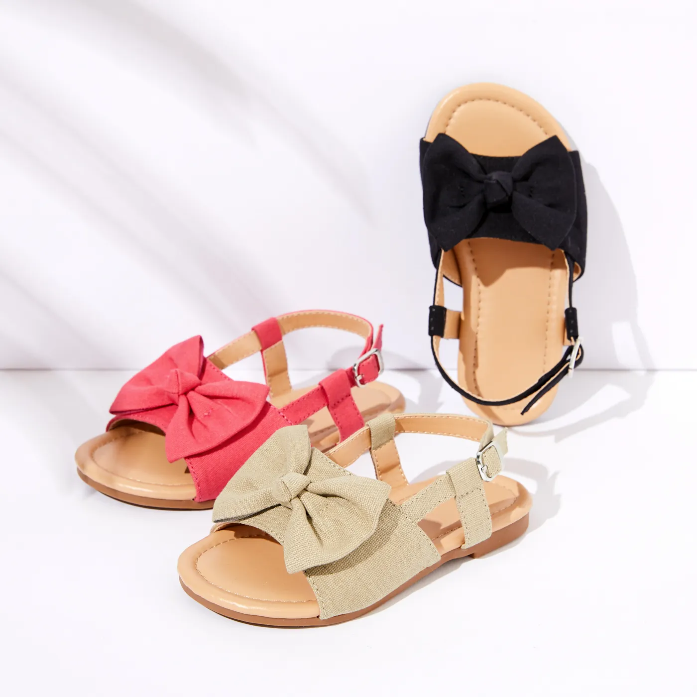 Toddler / Kid Solid Bowknot Sandals