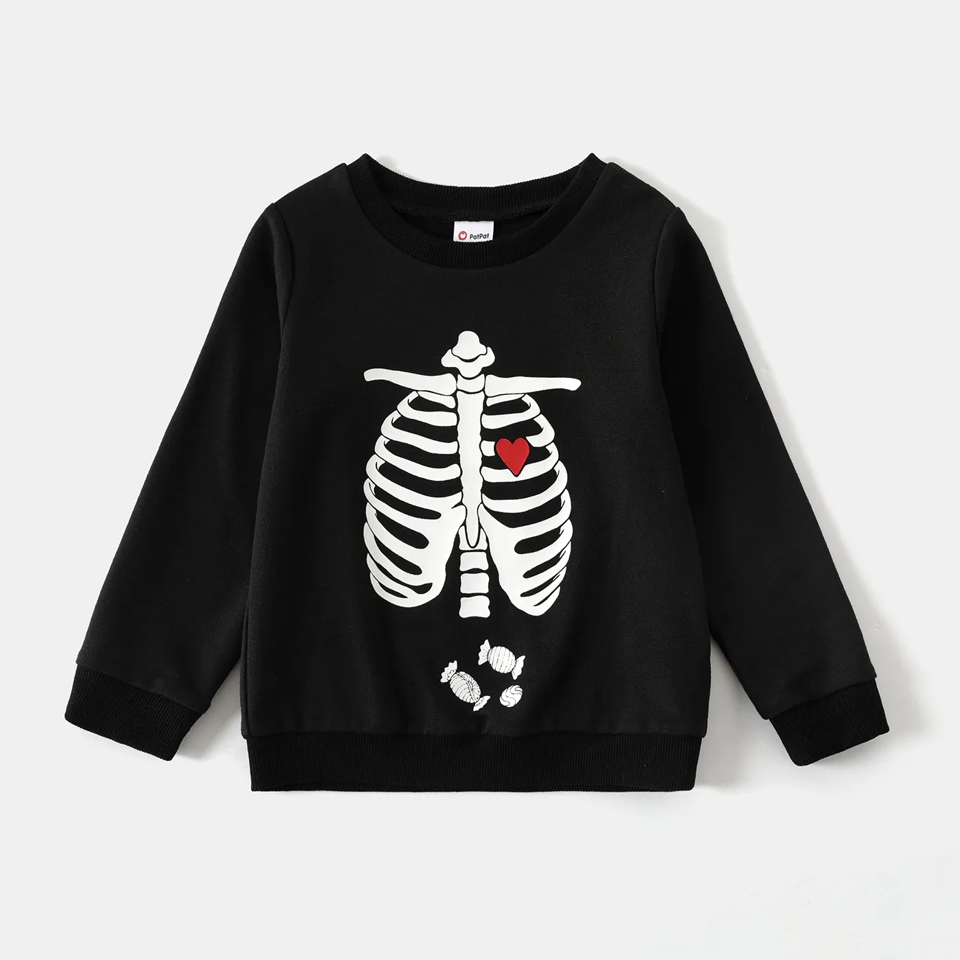 Look de família Dia das Bruxas Manga comprida Conjuntos de roupa para a família Tops  image 6