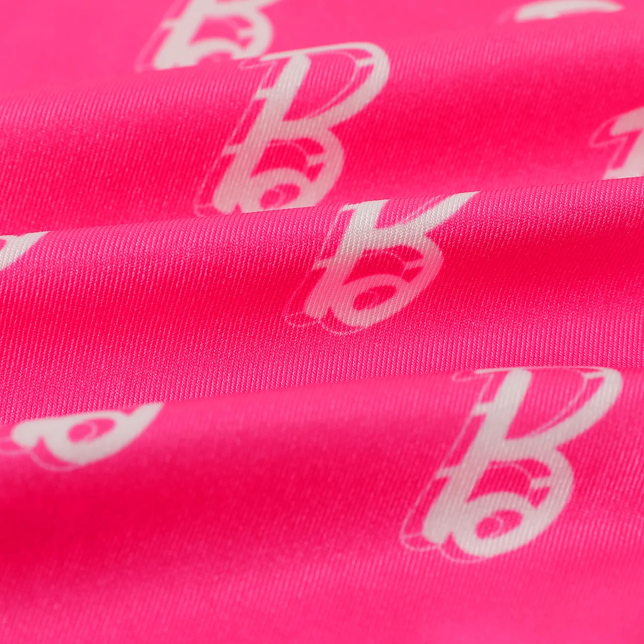 leggings élastiqués à imprimé licorne/lettre barbie kid girl Rose big image 1