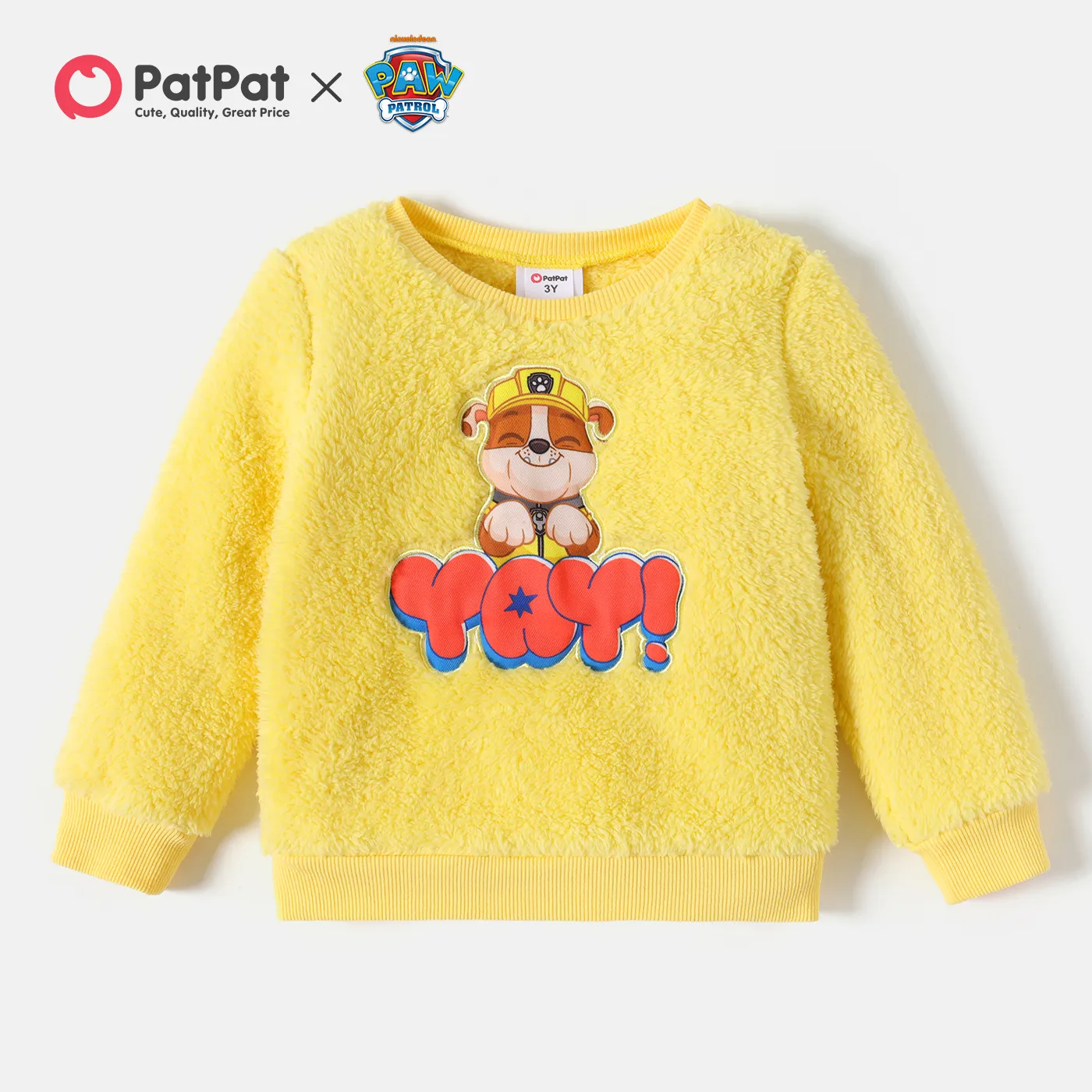 Patrulha Canina Unissexo Infantil Cão Sweatshirt Amarelo