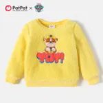 PAW Patrol Toddler Girl/Boy Embroidered Fleece Cotton Sweatshirt Yellow