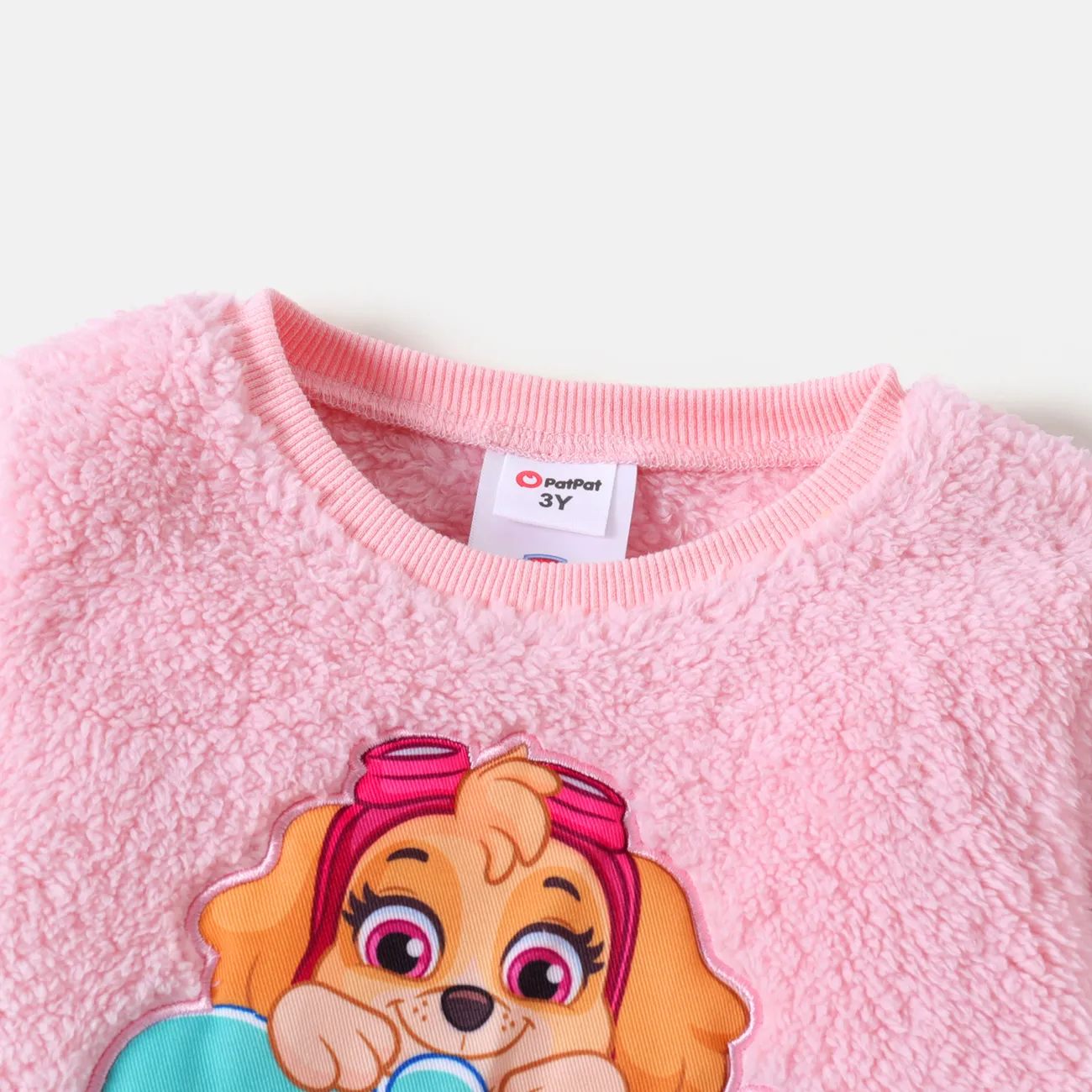 Patrulha Canina Unissexo Infantil Cão Sweatshirt Rosa big image 1