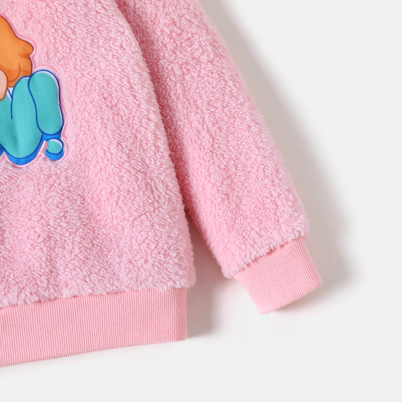 PAW Patrol Toddler Girl/Boy Embroidered Fleece Cotton Sweatshirt Pink big image 1